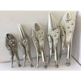 thumbnail image 1 of Locking Pliers Set ( 5Pack)  5", 6.5", 7", 9", 10" - Code Auto Tool and Restoration Supply, 1 of 1