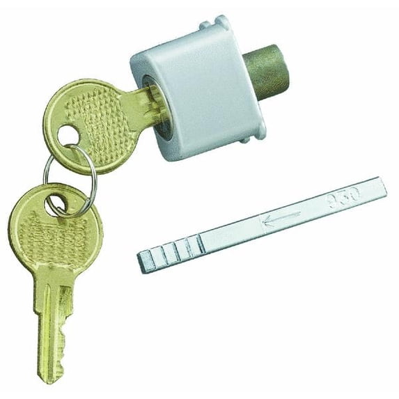 Key Lock Thumb Button Assembly