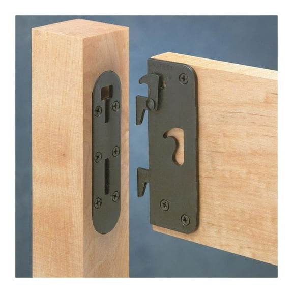 Locking Safety Bed Rail Brackets