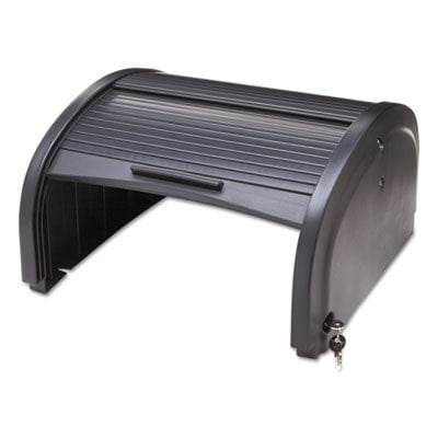 Locking Security Hood, 17.75w x 10.3h, Black Locking Security Hood, 17.75w x 10.3h, Black