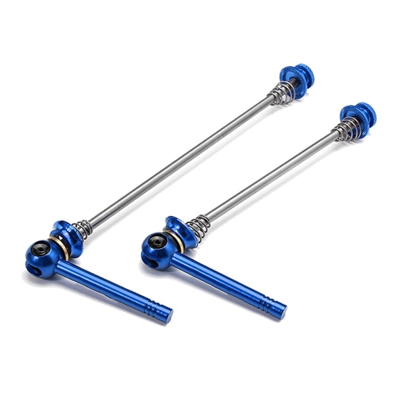 Locking Skewer Wheel Hub Quick Release Secure Lock Skewers Set Cycling Wheels Locking（Black / Red / Blue