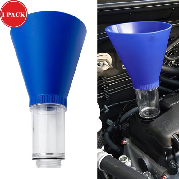 Locking Threaded Engine Oil Funnel for Automotive Use, No Spill Oil Change Tool, Automotive Filling Accessory for General Vehicle Engine Oil Repair and Filling Work