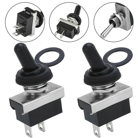 Locking Toggle Switch 2Pcs 25A 12V Waterproof Design For Electrical Use ...