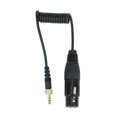 Locking Type 3.5mm to 3.5mm to XLR Female Microphone Output Universal