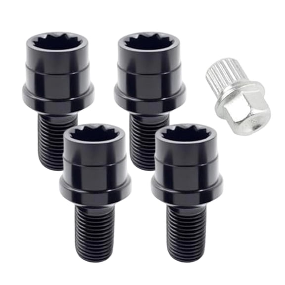 Locking Wheel Nuts Wheel Replacement Bolts M14X1.5Mm For A4 For Golf For Bora