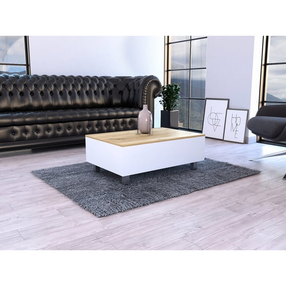 Locking Wheels Lift - top Table / Practical Storage in Home