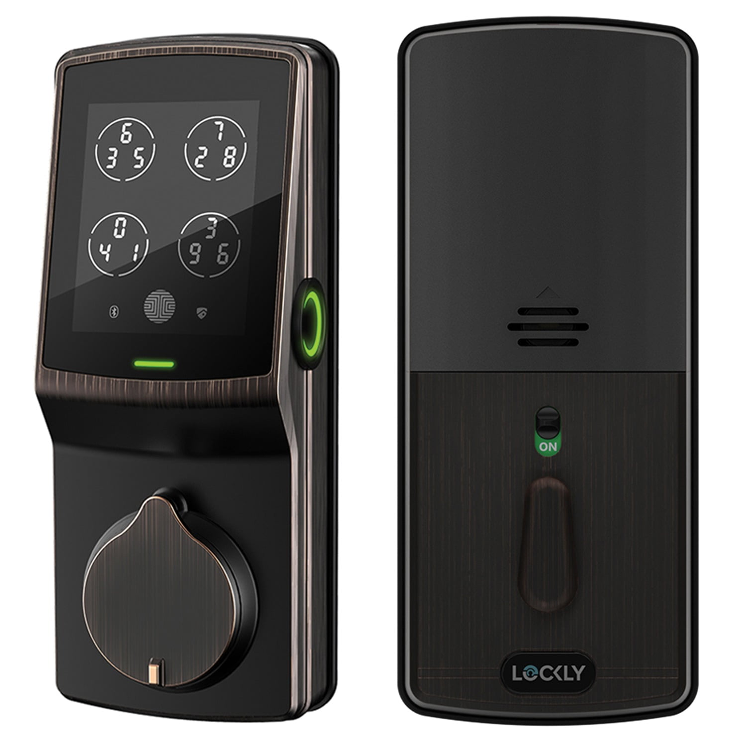 Lockly Secure Plus Keyless Entry, 3D Biometric Fingerprint Sensor ...
