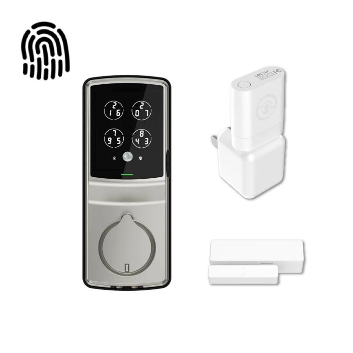 Lockly Secure Pro Digital Keypad Biometric Smart WiFi Deadbolt Door