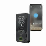 Lockly Secure Pro Zeno Series Matte Black Deadbolt WiFi Smart Lock ...