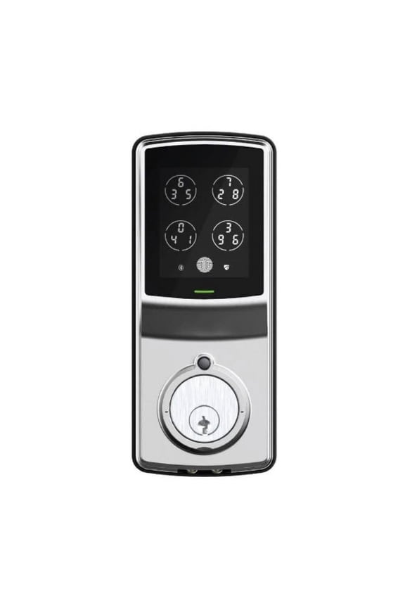 Smart Bluetooth Deadbolt Lock Keypad Single-Cylinder Satin Nickel