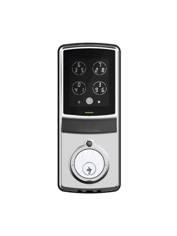 Smart Bluetooth Deadbolt Lock Keypad Single-Cylinder Satin Nickel