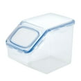 thumbnail image 1 of LocknLock 21-Cup Easy Essentials Plastic Rectangular Food Storage Container with Flip Lid, Clear, 1 of 8