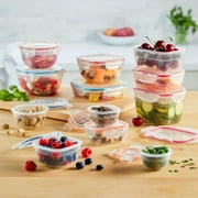 LocknLock Color Mates 24-Piece Food Storage Container Set