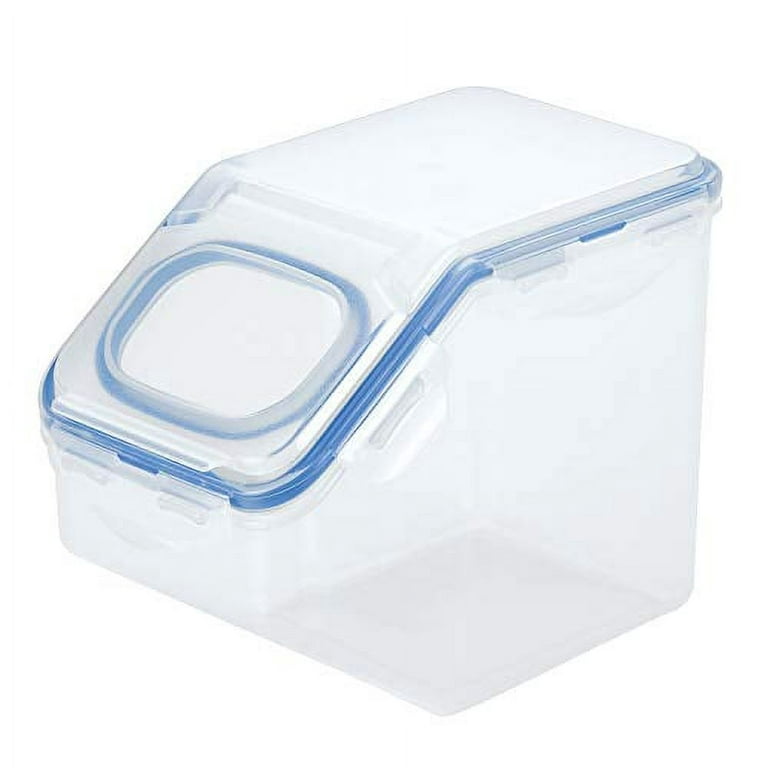 LOCK & LOCK Easy Essentials Food Lids (Flip-top) / Pantry Storage  Containers, BPA Free, Top-10 Cup-for Snacks, Clear