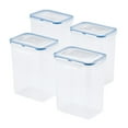 thumbnail image 1 of LocknLock 7.6-Cup Easy Essentials Pantry Rectangular Food Storage Container, Set of 4, 1 of 8