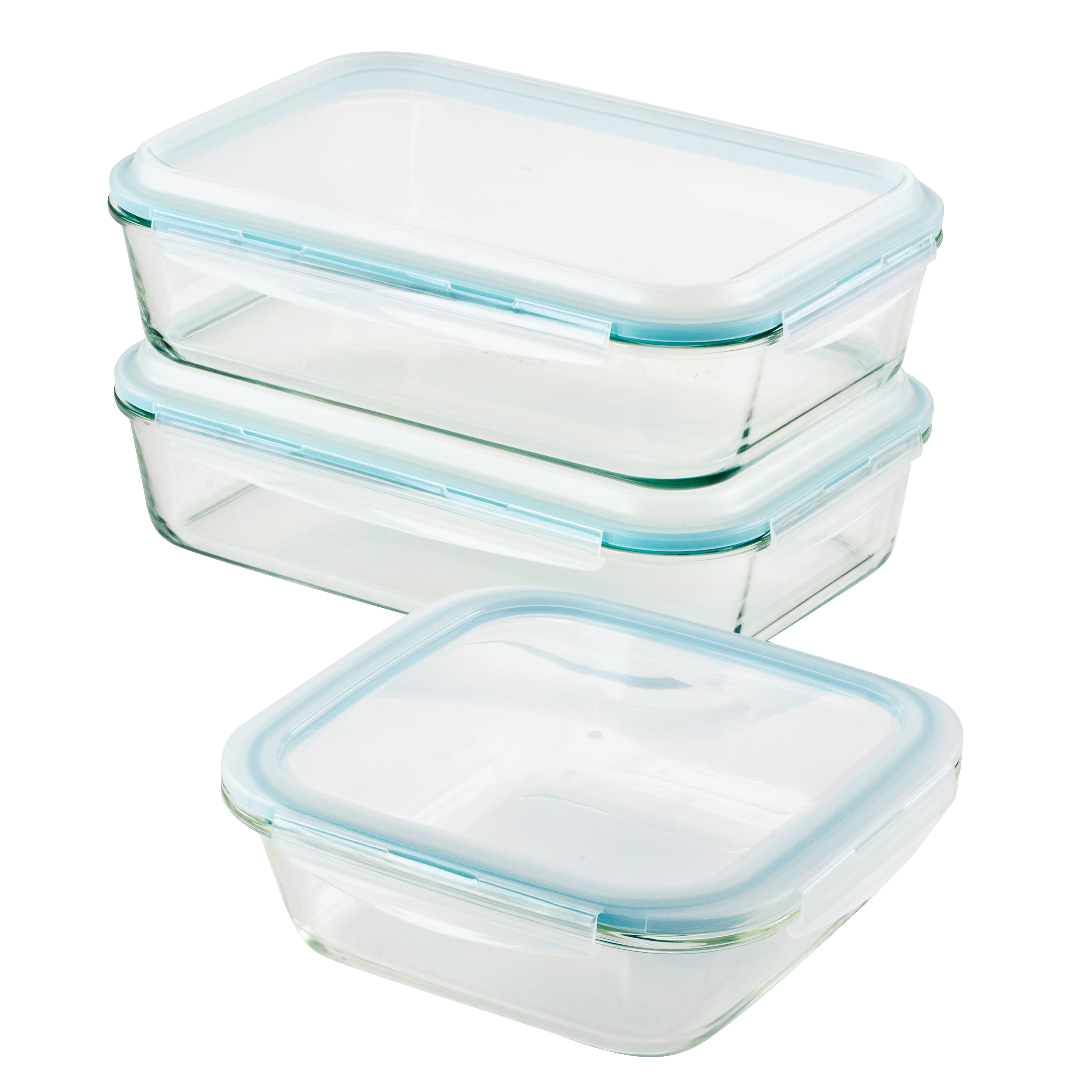 LocknLock Purely Better Glass Rectangular Baker/Food Storage Container with  Lid, 9 Inch x 13 Inch, Clear