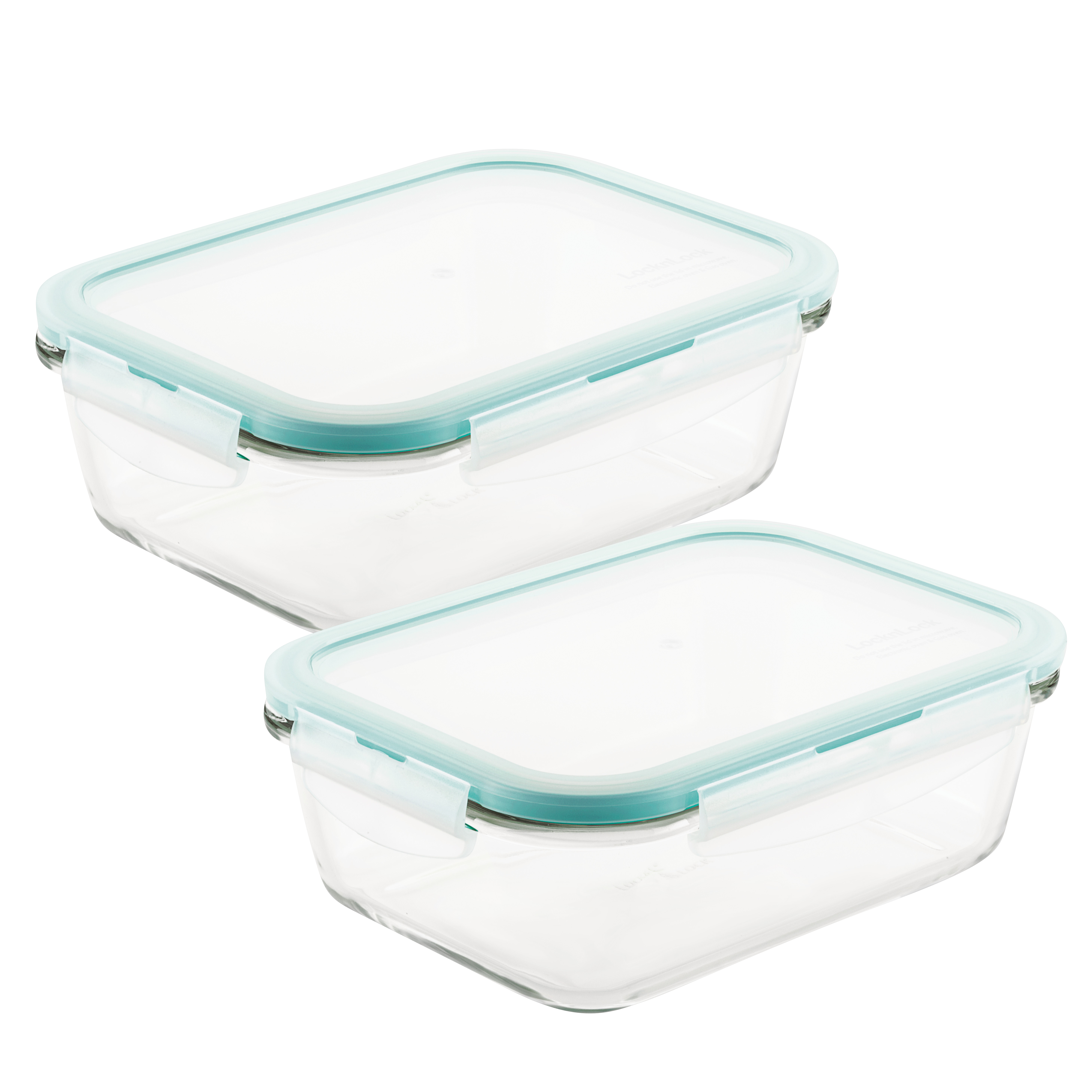 LocknLock Performance Glass Rectangular Food Storage Containers, 34
