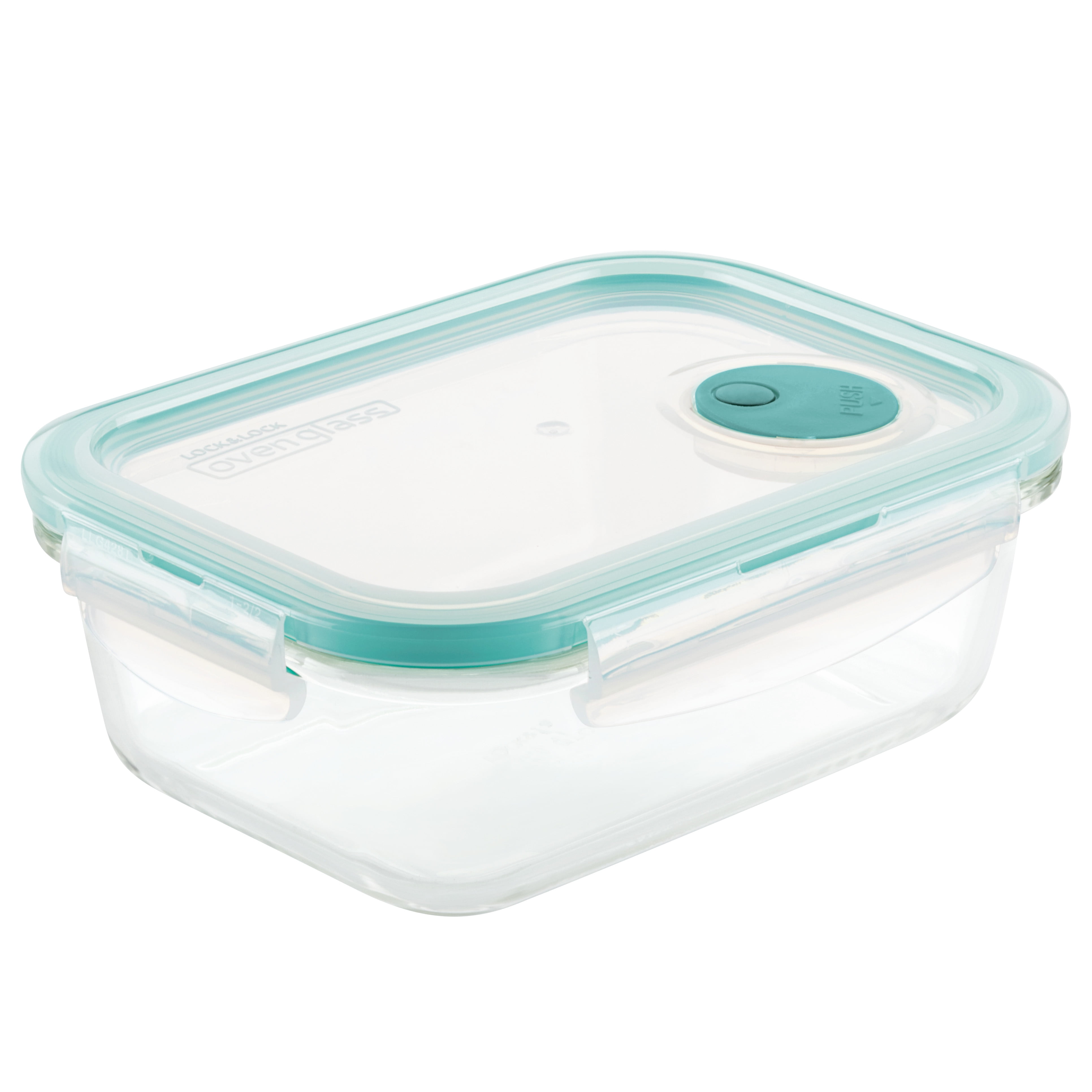 LocknLock Performance Glass Vented Food Storage Container, 21Ounce