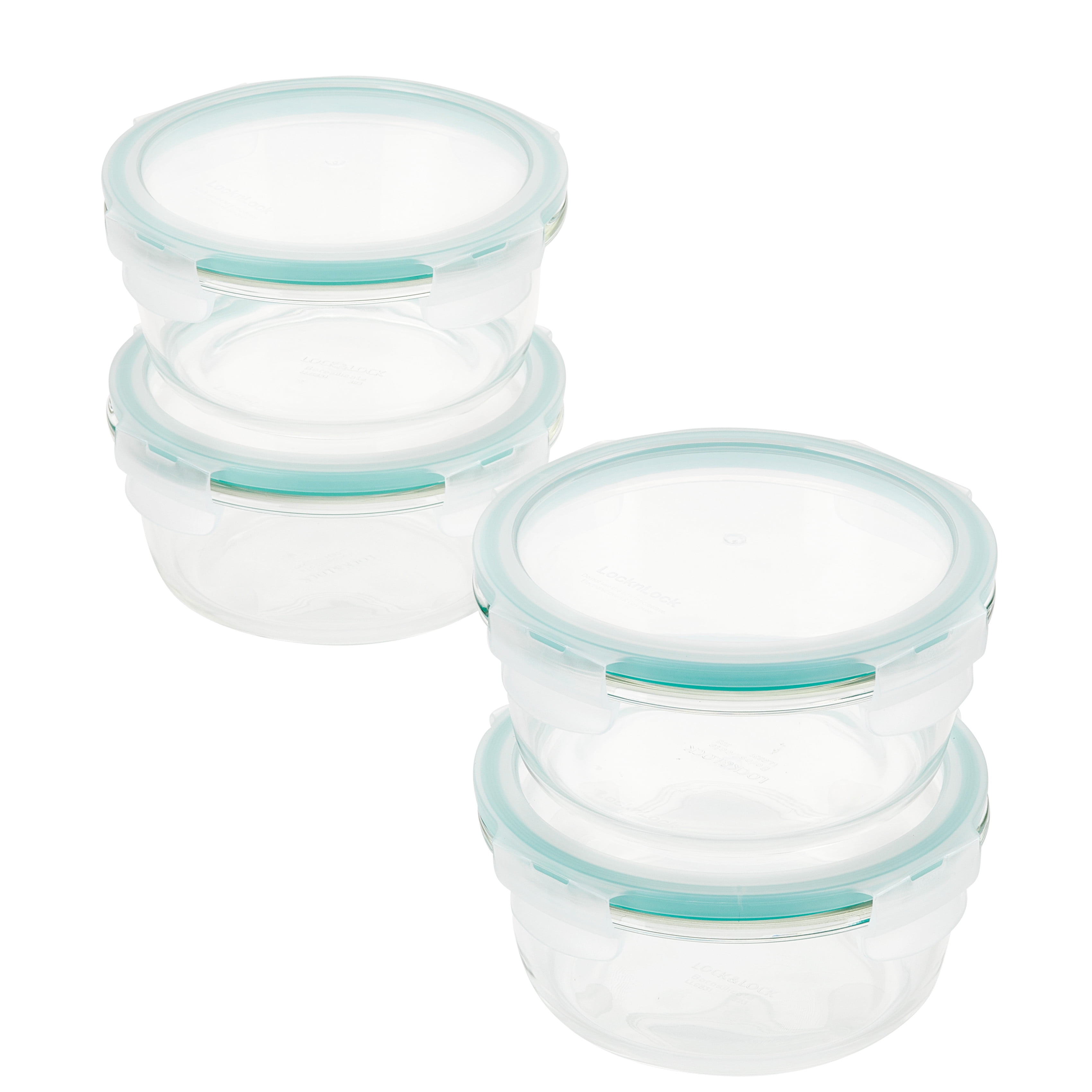 Lock N Lock Purely Better Vented Glass Round Food Storage Container