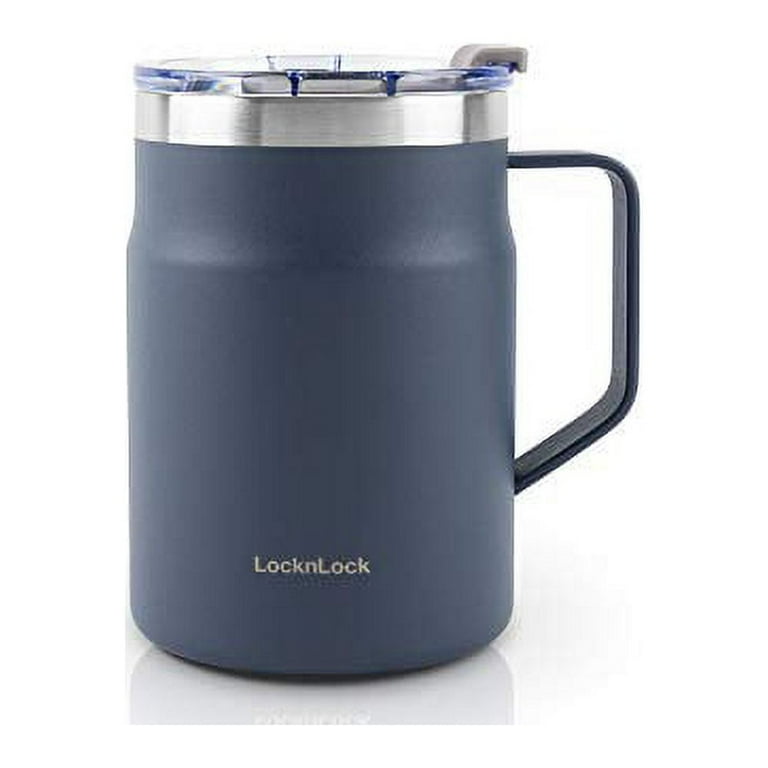 LocknLock Set of 2 Insulated Mugs with Handles 