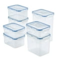 thumbnail image 1 of LocknLock Storage Food Storage Container Set, 14-Piece, Clear, 1 of 4