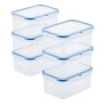 thumbnail image 1 of LOCK&LOCK Set of 6 Easy Essentials Leak-Proof, Airtight Food Storage Containers, Ideal for Pantry Organization, Meal Prep, and Leftovers, 1 of 6