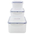 thumbnail image 1 of LocknLock Easy Essentials Rectangular Food Storage Container Set, 6-Piece, 1 of 7