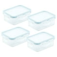 thumbnail image 1 of LocknLock Tritan Purely Better Rectangular Food Storage Containers, 12-Ounce, Set of 4, 1 of 8