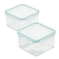 thumbnail image 1 of LocknLock Tritan Purely Better Square Food Storage Containers, 44-Ounce, Set of 2, 1 of 8