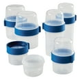 thumbnail image 1 of LocknLock Twist Two Way Food Storage Container Set, 12-Piece, Clear, 1 of 7