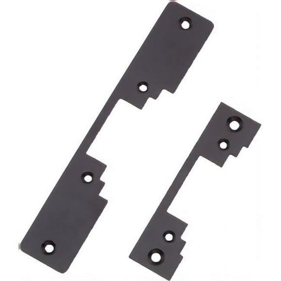Locknetics CSFPKITUS10B 4.87 x 1.25 in. Square & Radius Corner Faceplates, Oil Rubbed Bronze