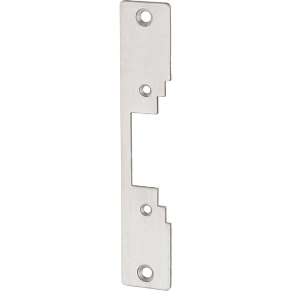 Locknetics CWFP-KIT-32D Radius Corner Faceplate (7-15/16" x 1-7/16") Wood Applications Satin Stainless Steel Finish