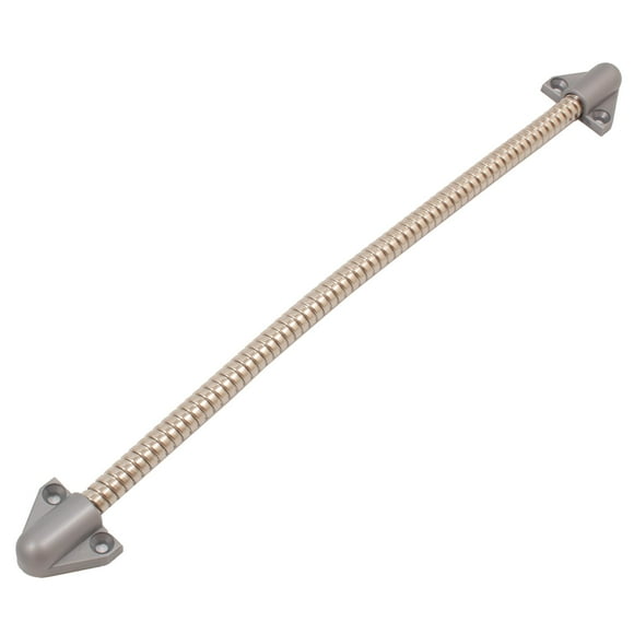 Locknetics DCPL12 12 in. Light Duty Door Cord with Silver Plastic End Caps, Aluminum