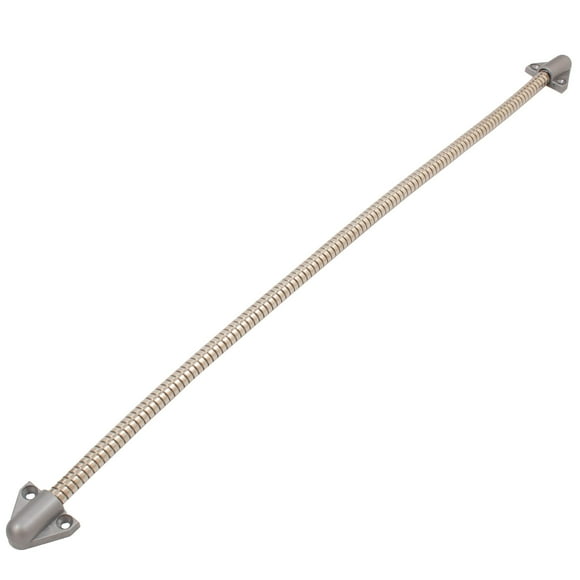 Locknetics DC-PL-20 20" Light Duty Door Cord with Silver Plastic End Caps; Stainless Steel Cable Silver Finish