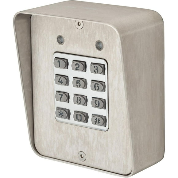 Locknetics DKP165S Digital Keypad Surface Mount with Case Up to 480 Users with Timed Anti-Pass Back, Satin Stainless Steel