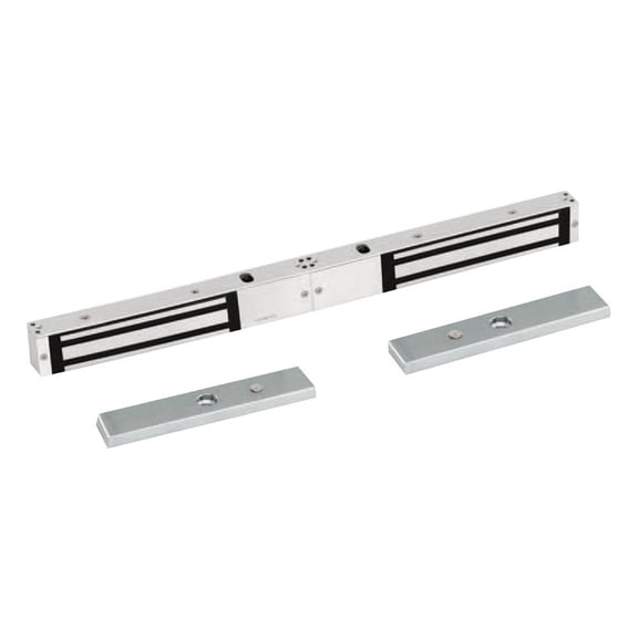 Locknetics Maglock, Satin Stainless Steel, 12VDC/24VDC, Maglocks MG600DT-2