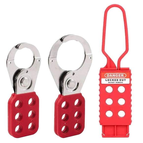 Lockout Tagout Hasp Set - Lock Out Tag Out Hasp  Hasp Padlock Holder Camlock Hasp Safety Lock Out