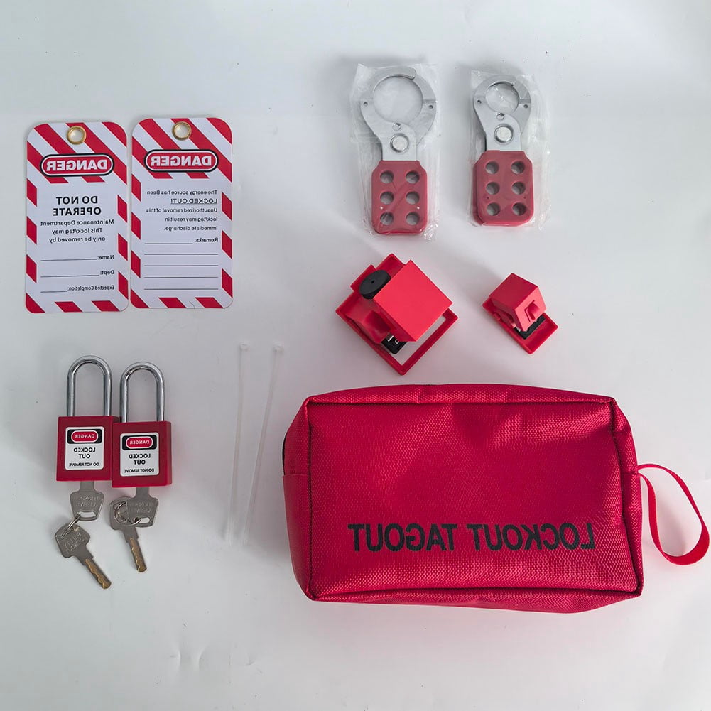 Lockout Tagout Kit Electric Group Lockout Lotus Tag Industrial Security ...