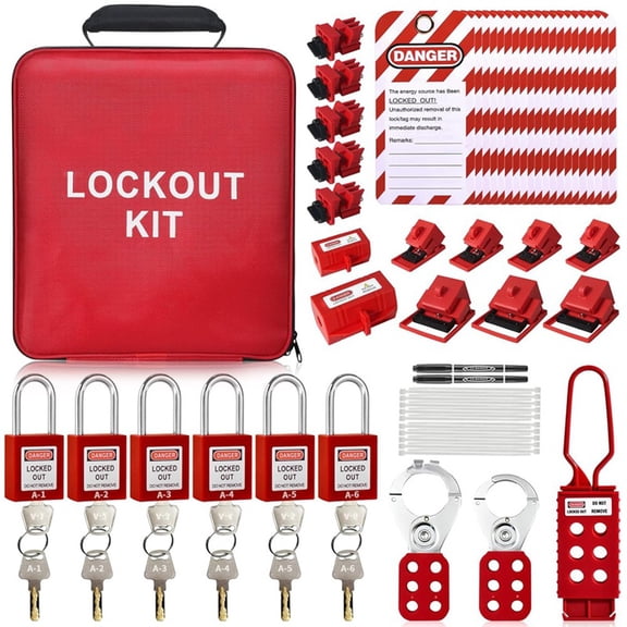 Lockout Tagout Kit Lock Out Tag Out Kits Electrical Lockout Kit,Electrical Lockout Tagout Kit Industrial Tagout Kit