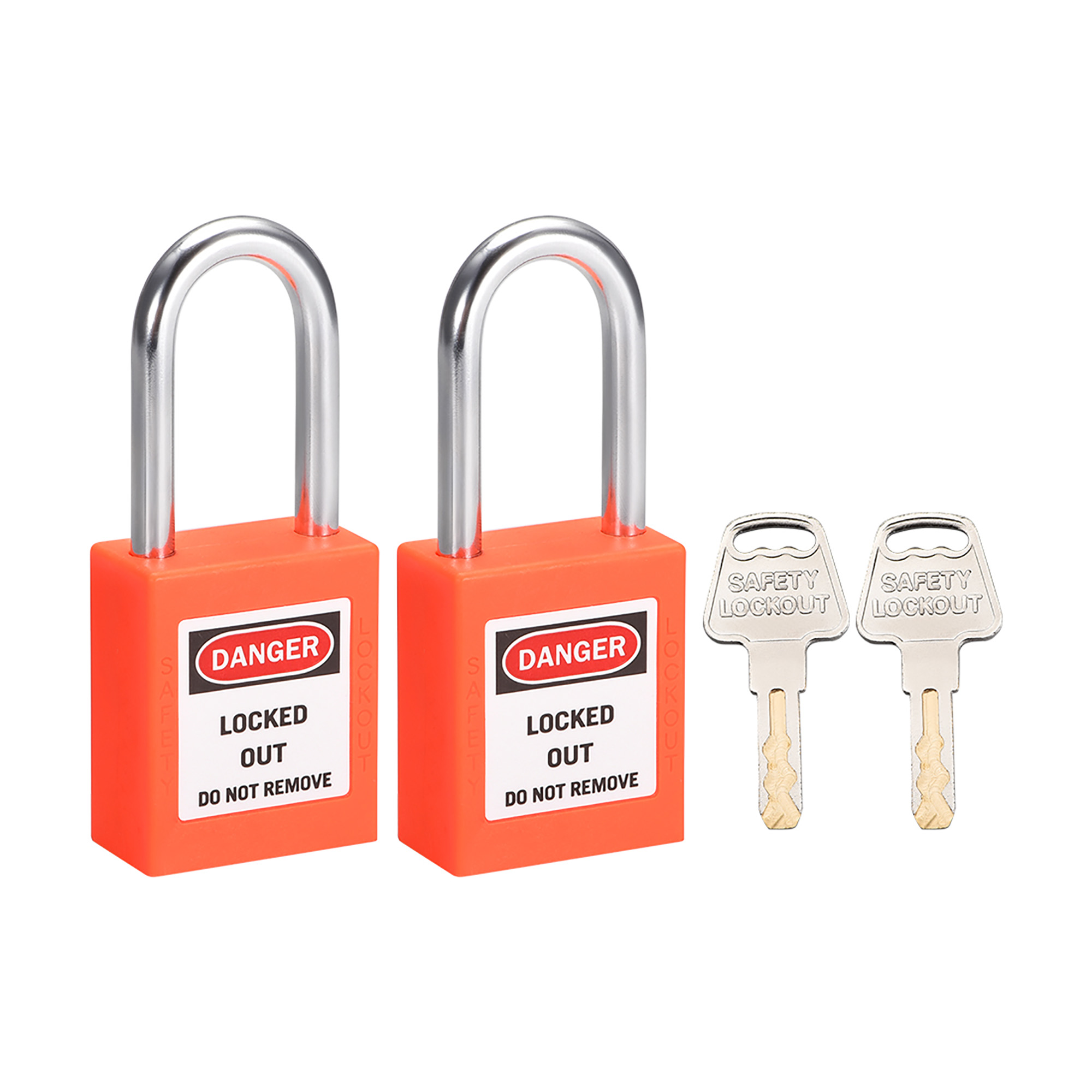 Lockout Tagout Locks 1-1/2 Inch Shackle Key Alike Safety Padlock ...