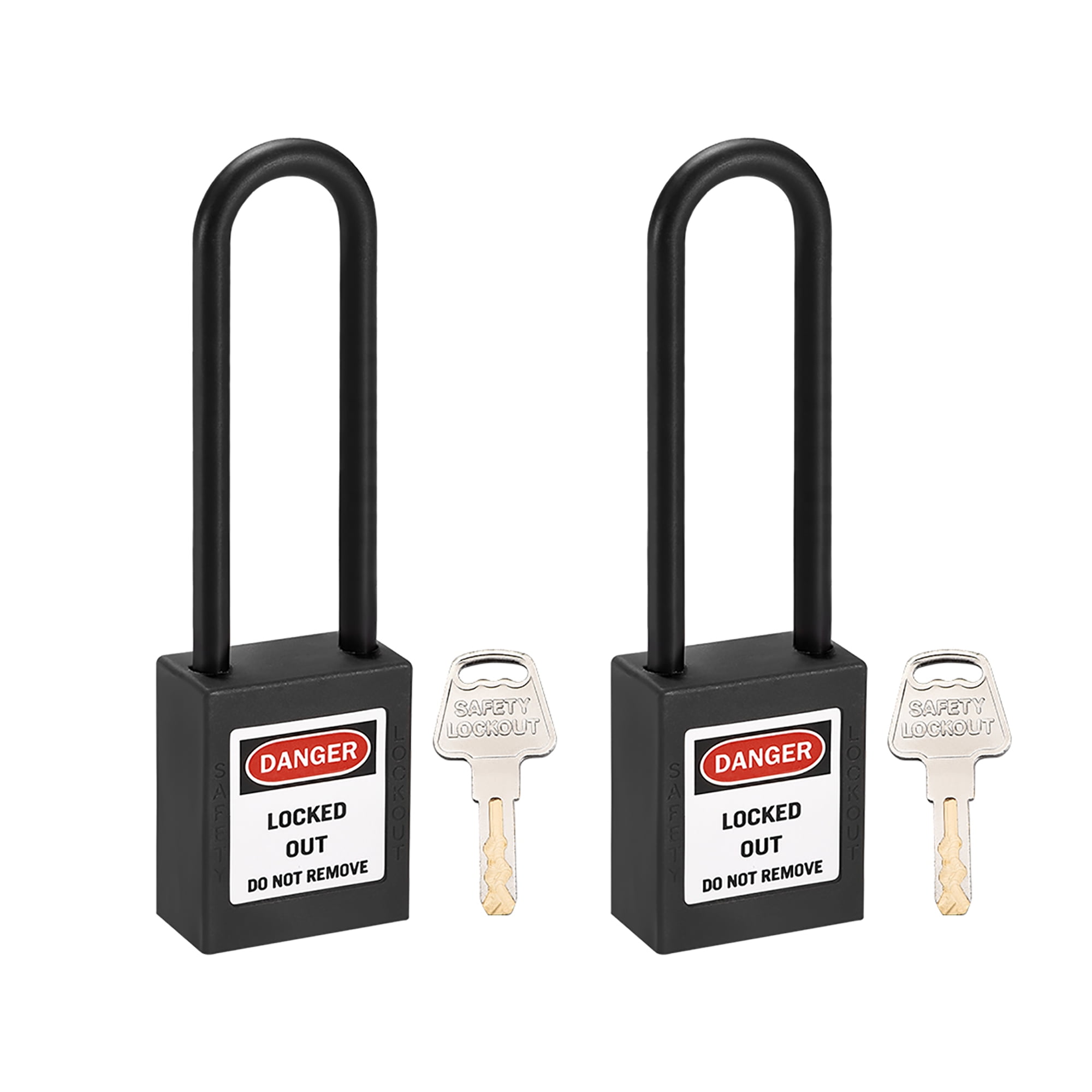 Lockout Tagout Locks 3 Inch Shackle Key Alike Safety Padlock Plastic