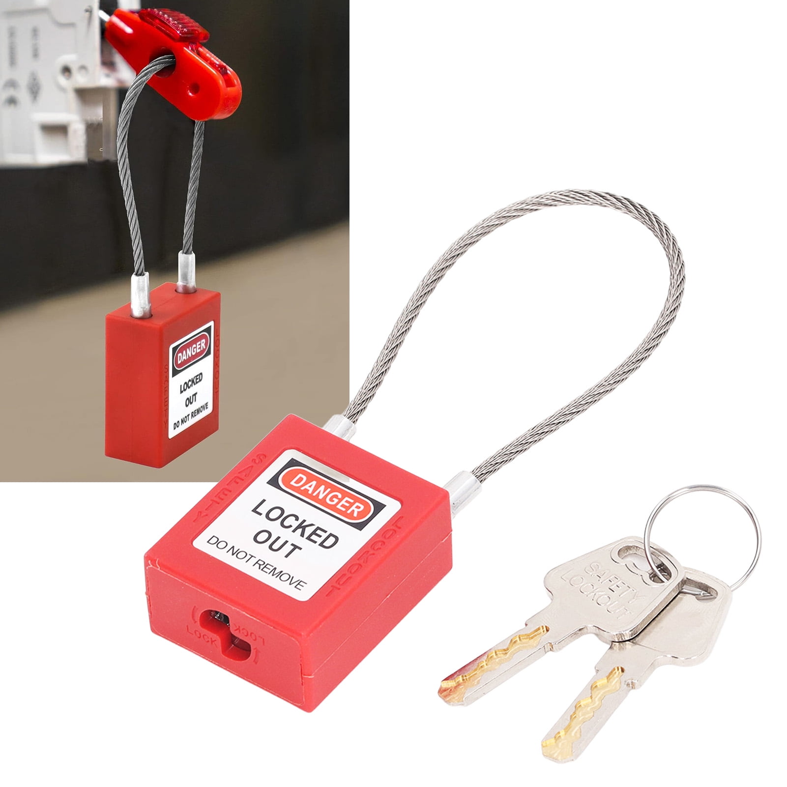 Lockout Tagout Locks, High Security Easy Unlocking Lockout Stainless