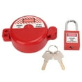 Lockout Tagout Valve Lock with Safety Padlock Heatproof Impact