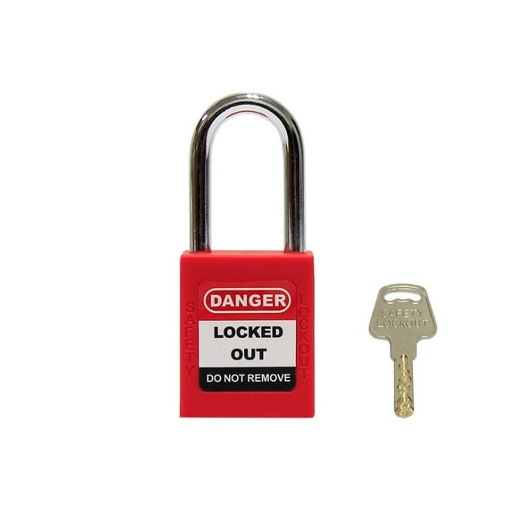 Lockout tagout Padlocks - Ten pack - keyed alike or differently