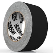 Lockport Black Gaffers Tape 2 inch x 45 Yards - Pro Black Gaff Tape - No Residue, Water Resistant, Non-Reflective, Easy Tear - Multipurpose