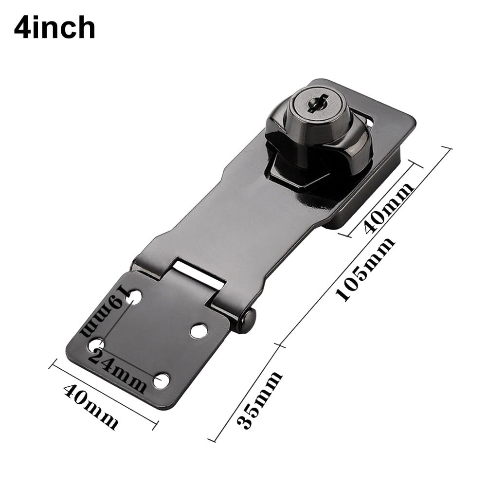 Locks Keyed Locking Hasp Locks With Keys And Screws Thick Door Safety