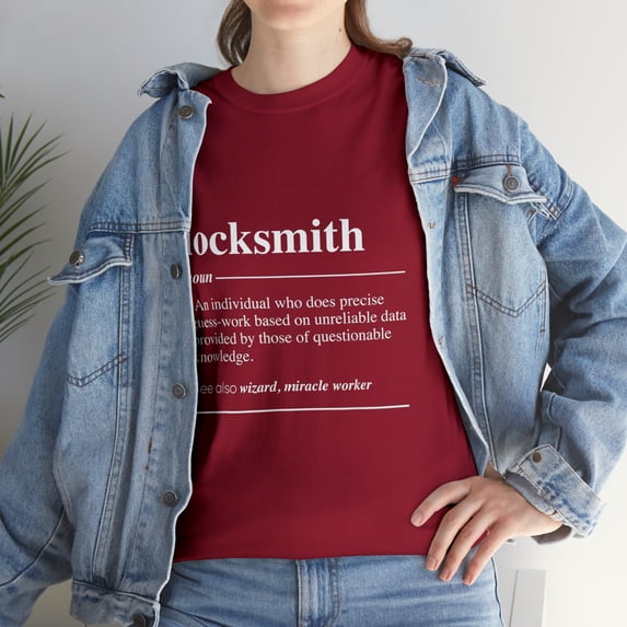 Locksmith Definition Funny Noun T-Shirt