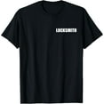 thumbnail image 1 of Locksmith Logo Style Employees Official Uniform Work Design T-Shirt, 1 of 4