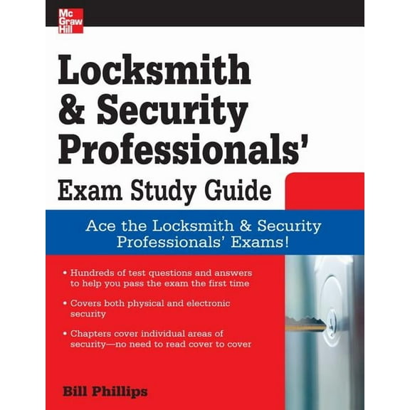 Locksmith and Security Professionals' Exam Study Guide, (Paperback)