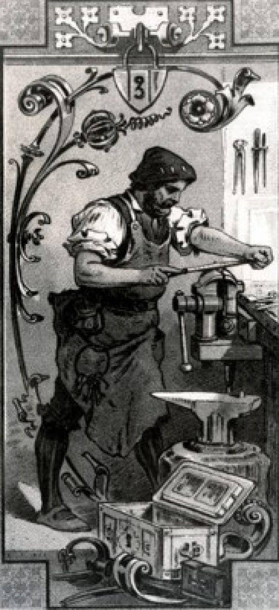Locksmith by unknown artist Canvas Art - (18 x 24)